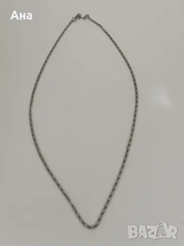 Маркиран сребърен синджир , снимка 1