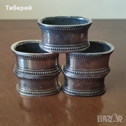 Пръстени за салфетки/рингове посребрени, снимка 6 - Декорация за дома - 52174453