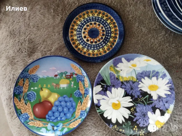 Декоративни чинии за стена , снимка 5 - Декорация за дома - 48423693