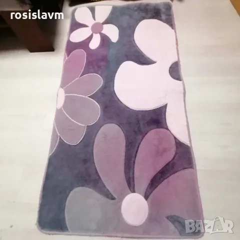 Пътека/килим 160х80 см на цветя, снимка 4 - Пътеки - 56062164