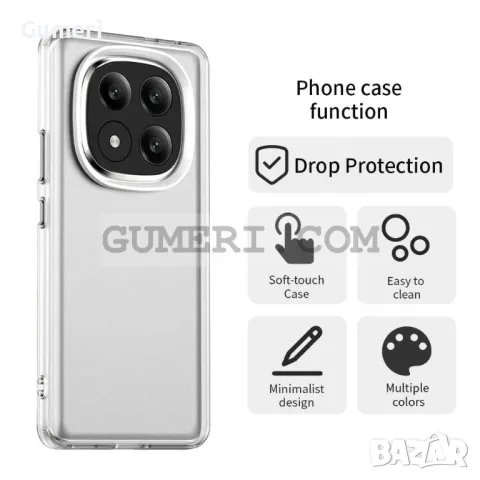 Xiaomi Redmi Note 14 Pro+ 5G   Противоударен Хибриден Гръб - Мат, снимка 10 - Калъфи, кейсове - 49222117