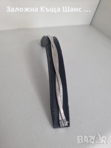 Vintage, стара красива сребърна гривна от 60-те години, 800 проба , снимка 5 - Гривни - 41793280