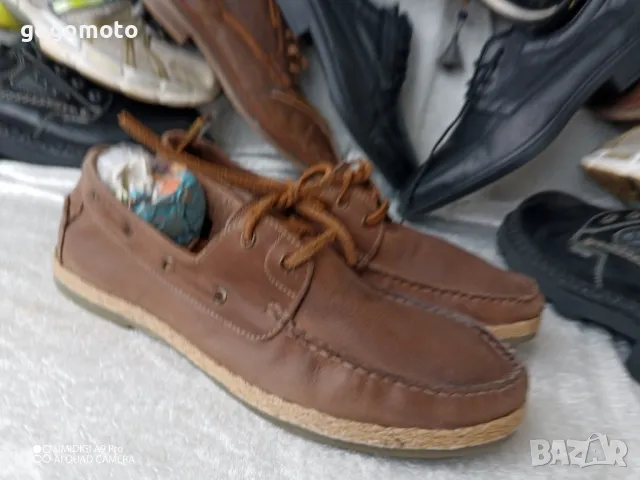 мъжки мокасини DUNNES, естествена кожа, 43 - 44, снимка 6 - Мокасини - 47825806