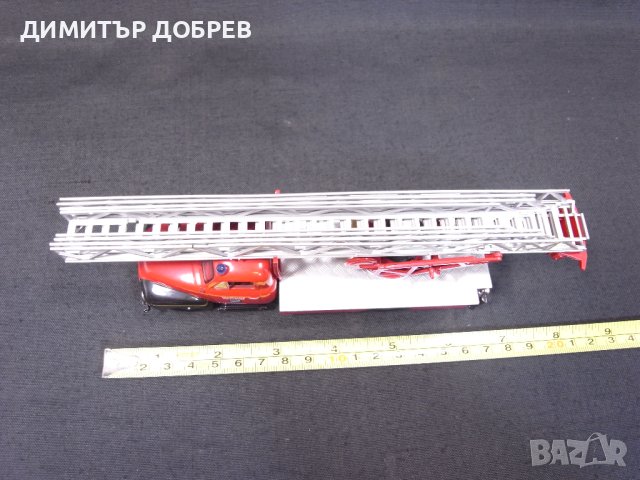 1/43 МЕТАЛНА КОЛИЧКА МАЩАБЕН МОДЕЛ КАМИОН ПОЖАРНА КОЛА OPEL BLITZ, снимка 8 - Колекции - 42343662