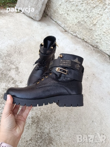 Carinii дамски кожени обувки черни 39