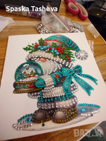 Диамантени коледни картички , снимка 14 - Други - 52764329