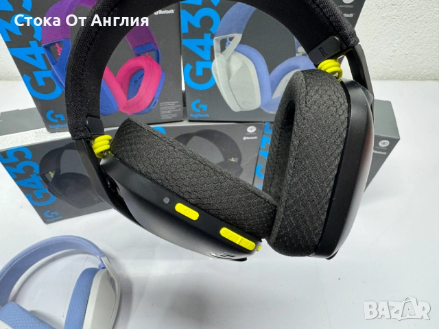 Слушалки Logitech G435 , снимка 4 - Слушалки за компютър - 53824304