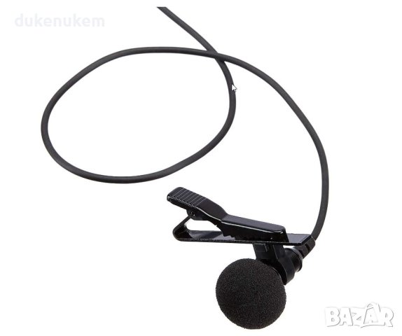 НОВ! Всепосочен микрофон Amazon Basics - черен на клип 3,5мм 4 пина, снимка 3 - Други - 41751170