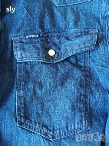 G-STAR дънкова риза , снимка 3 - Ризи - 53813419