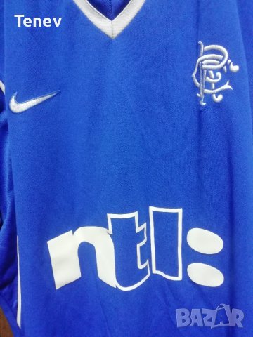 Glasgow Rangers Nike Vintage 1999-2001 оригинална футболна тениска фланелка Глазгоу Рейнджърс , снимка 3 - Тениски - 41507707