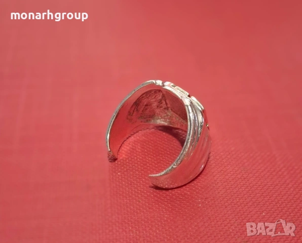 Сребърен пръстен /скъсан/, снимка 3 - Пръстени - 53515695