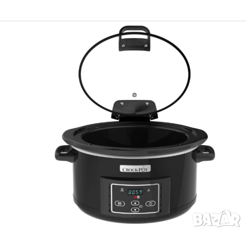 цифров уред за бавно готвене Crock-Pot с капак на панти, модел CSC052X, снимка 4 - Уреди за готвене на пара - 53356166
