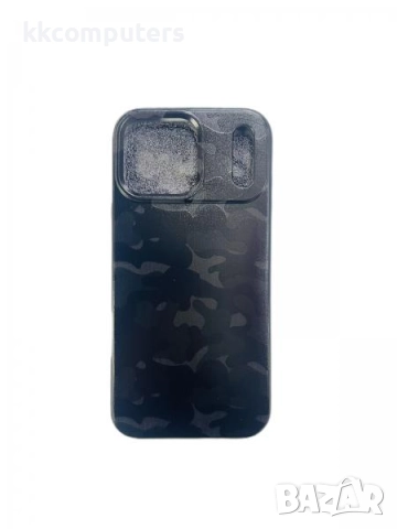 Калъф силикон Black Camo за iPhone 17 Pro Max 6.9 Баркод : 3132748