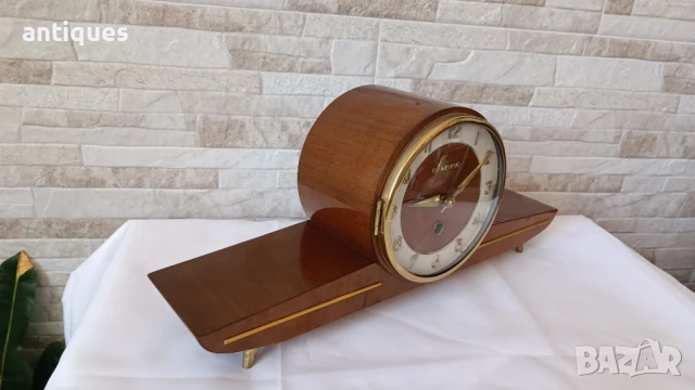 Стар каминен часовник - Sreco - Germany - Антика - 1960", снимка 7 - Антикварни и старинни предмети - 51337430