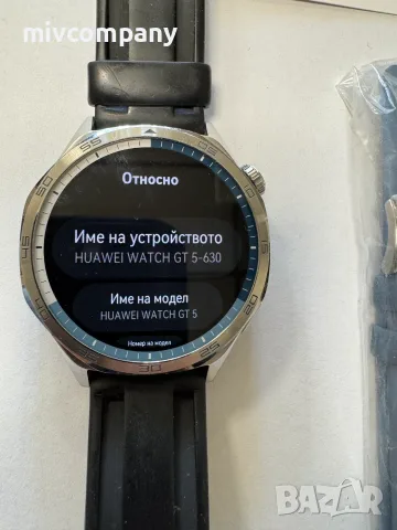 Смарт часовник HUAWEI WATCH GT 5 46мм, снимка 4 - Смарт часовници - 56360836
