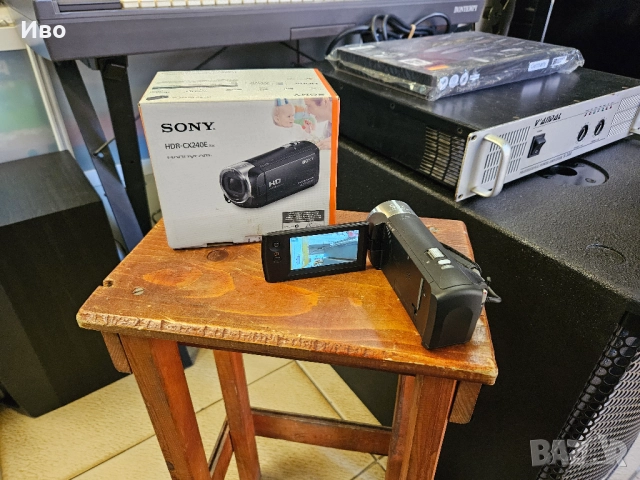 Видеокамера Sony HDR-CX240E Пълен комплект, отлично състояние., снимка 4 - Камери - 52077128