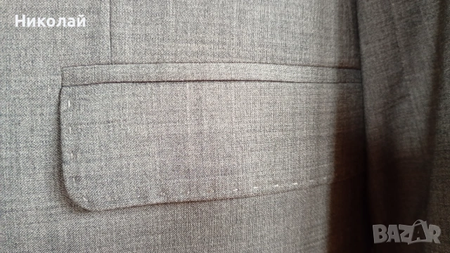 Мъжко сако 100% студена вълна + подарък, снимка 6 - Сака - 53605375