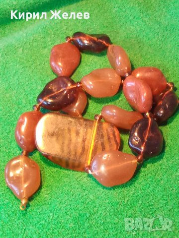 СТАРА ВИНТИДЖ ОГЪРЛИЦА КОЛИЕ от ТОПЕН КЕХЛИБАР КАТАЛИН 15039, снимка 13 - Антикварни и старинни предмети - 30695278