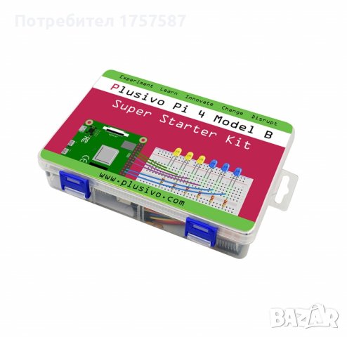 Комплект Plusivo Super Starter Kit за Raspberry Pi 4 Model B, снимка 2 - Друга електроника - 42704540