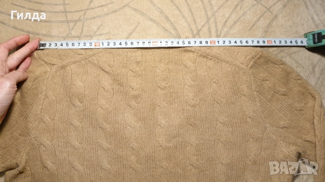 POLO Ralph Lauren вълна и кашмир пуловер M, снимка 9 - Блузи с дълъг ръкав и пуловери - 52777424