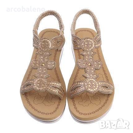 Дамски сандали на клин, 4цвята , снимка 5 - Сандали - 41085622