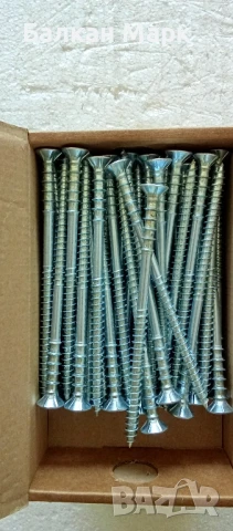 Регулиращи, регулируеми, дистанционни винтове за дърво 6x110мм ,50бр