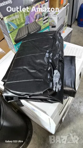 Bestway Надуваемо въздушно легло 3-в-1 черно и сиво 188x99x25 см, снимка 4 - Матраци - 49705010