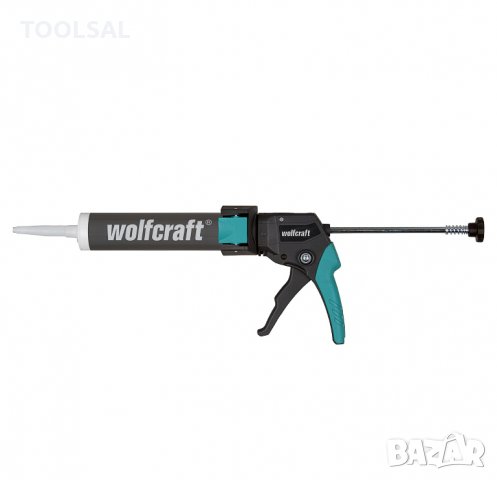 Пистолет Wolfcraft за силикон, лепила и уплътнители за картуш 0.31 л, пластмасов, MG 310 Compact, снимка 2 - Други инструменти - 33932784