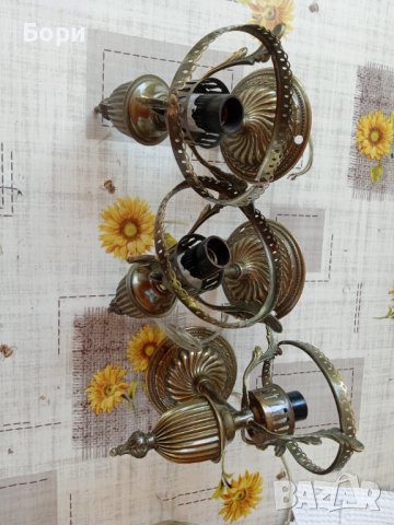 Немски Бронзови стенни лампи