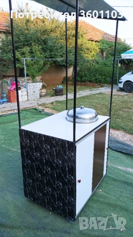 Количка за царевица на пара , снимка 2 - Колички за царевица - 50786644