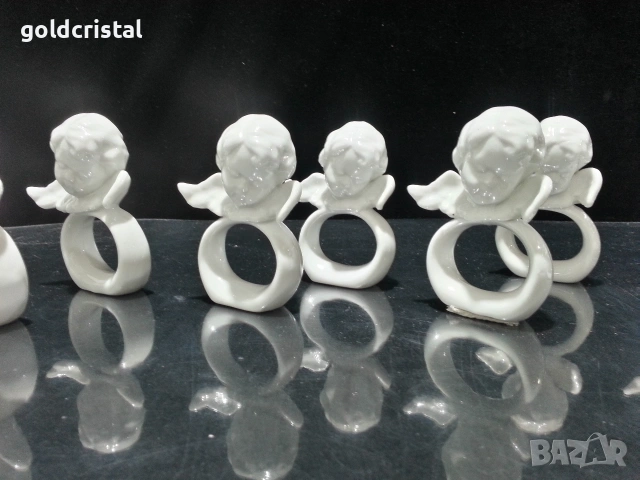 порцеланови салфетници ангелчета , снимка 8 - Антикварни и старинни предмети - 53226189