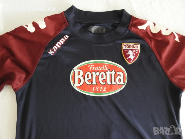 Тениска Torino — Тренировъчен Kappa — Деца размер M Синьо, снимка 3 - Тениски - 56314770