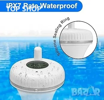 Bluetooth плаващ термометър, термометър за температура на водата