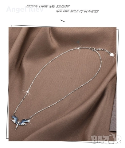 Нежно дамско колие, снимка 2 - Колиета, медальони, синджири - 52489366