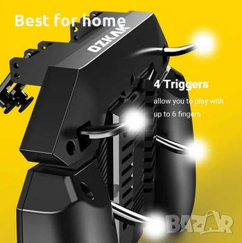 PUBG Мобилен контролер с вентилатор за iPhone и Android【AK77】, снимка 3 - Селфи стикове, аксесоари - 53665695