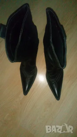 Естествена кожа ботуши - Ellen Blake, снимка 2 - Дамски ботуши - 48426036