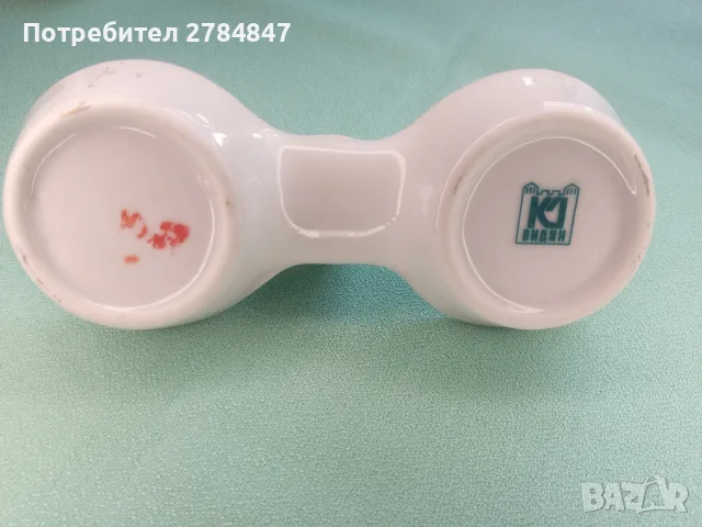 Порцеланова солничка от социализма , снимка 13 - Сервизи - 56106469