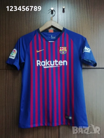 Barcelona Messi Nike 2018/2019 оригинална тениска фланелка Барселона Меси , снимка 2 - Тениски - 53272842
