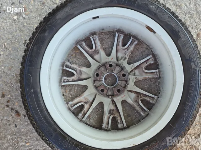 Оригинални Renault Silverstone 17" 5x108 + зимни гуми 225/45 R17 - 130€, снимка 5 - Гуми и джанти - 56183788