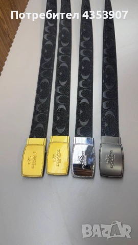  Coach мъжки колан, снимка 2 - Колани - 53520552