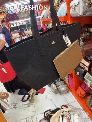 Дамски Кожени Чанти ✨ Lacoste , снимка 8 - Чанти - 50756512