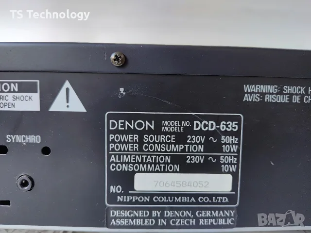 CD Плейър Denon DCD-635 – Отлично състояние, снимка 10 - Аудиосистеми - 56046714