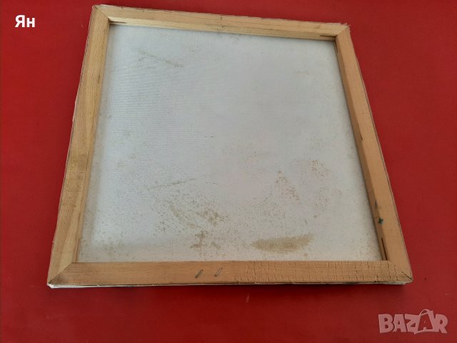 Картина Рисунка Платно 'Момиче с Роза'-40/40см , снимка 4 - Картини - 39244843