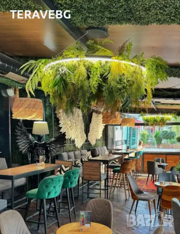 Лед полилей с растителност 