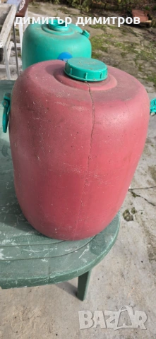 бидон червен втора употреба, снимка 2 - Други стоки за дома - 53507068
