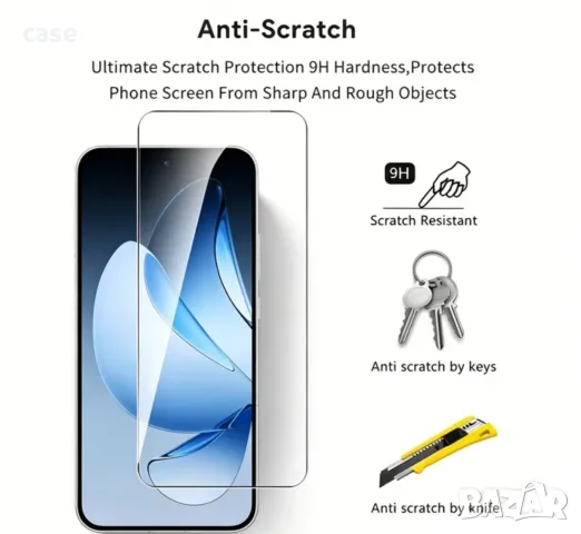 Oppo Reno 16, 16pro,16F стъклен протектор за дисплея+за камерата, снимка 5 - Фолия, протектори - 55707974