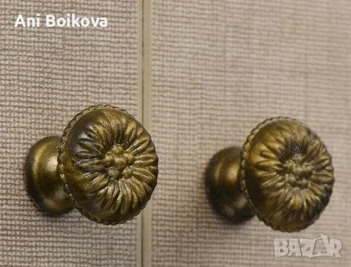 Бронзов обков дръжки за мебели 10 бр., снимка 5 - Други - 48859255