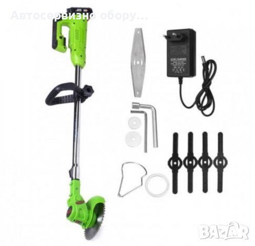 Немски Акумулаторен тример 36V 8A KraftWorld Косачка за трева с 2бр батерия и зарядно, снимка 6 - Други - 39864487