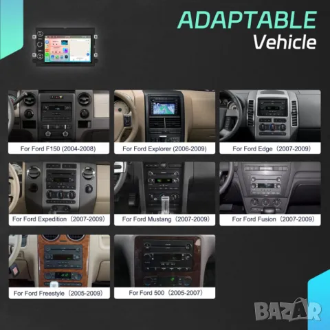 Мултимедия за, FORD, F150, F250, F350, Escape, Focus, Mustang, Навигация, 2DIN, двоен дин плеър Форд, снимка 3 - Аксесоари и консумативи - 49333153