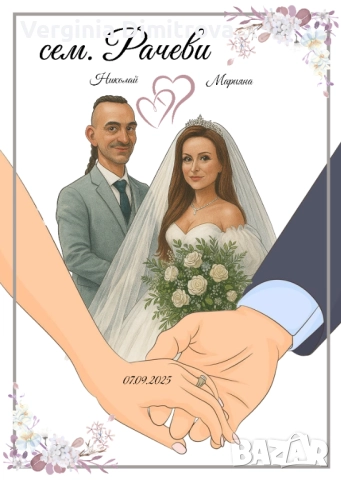 Семейни постери, бебешки визитки, снимка 2 - Декорация за дома - 52495985